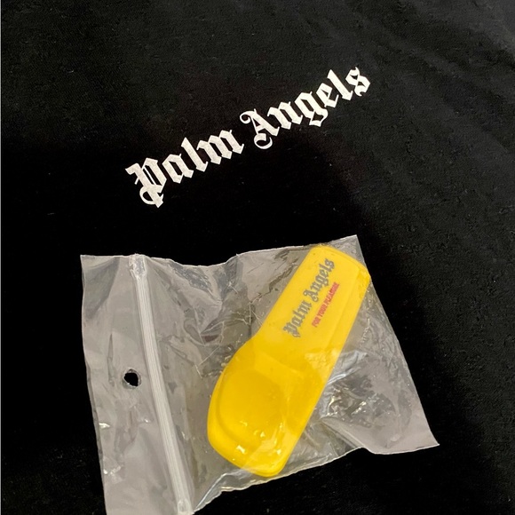 Palm Angels Black Security Tag T-Shirt - Picture 7 of 11
